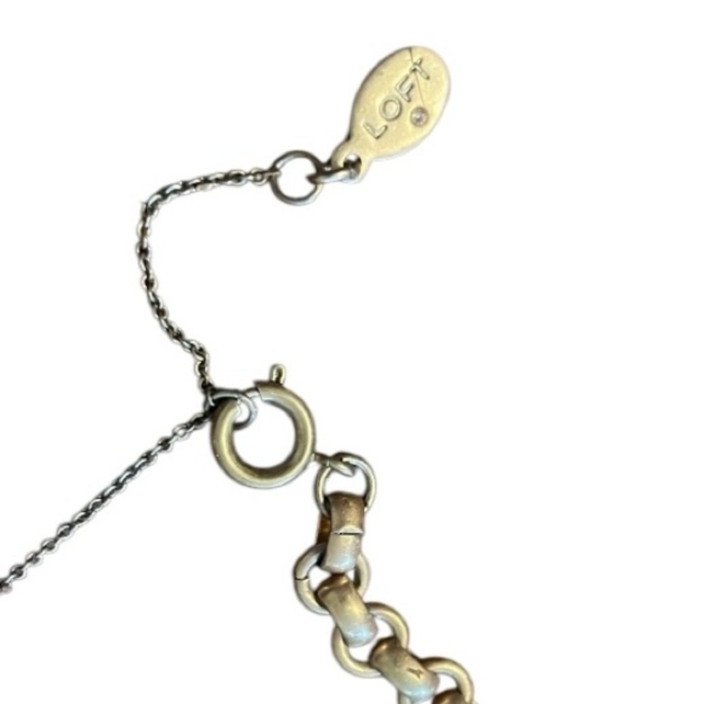 Ann Taylor Loft Gemstone Color-block Necklacece - Picture 3 of 3